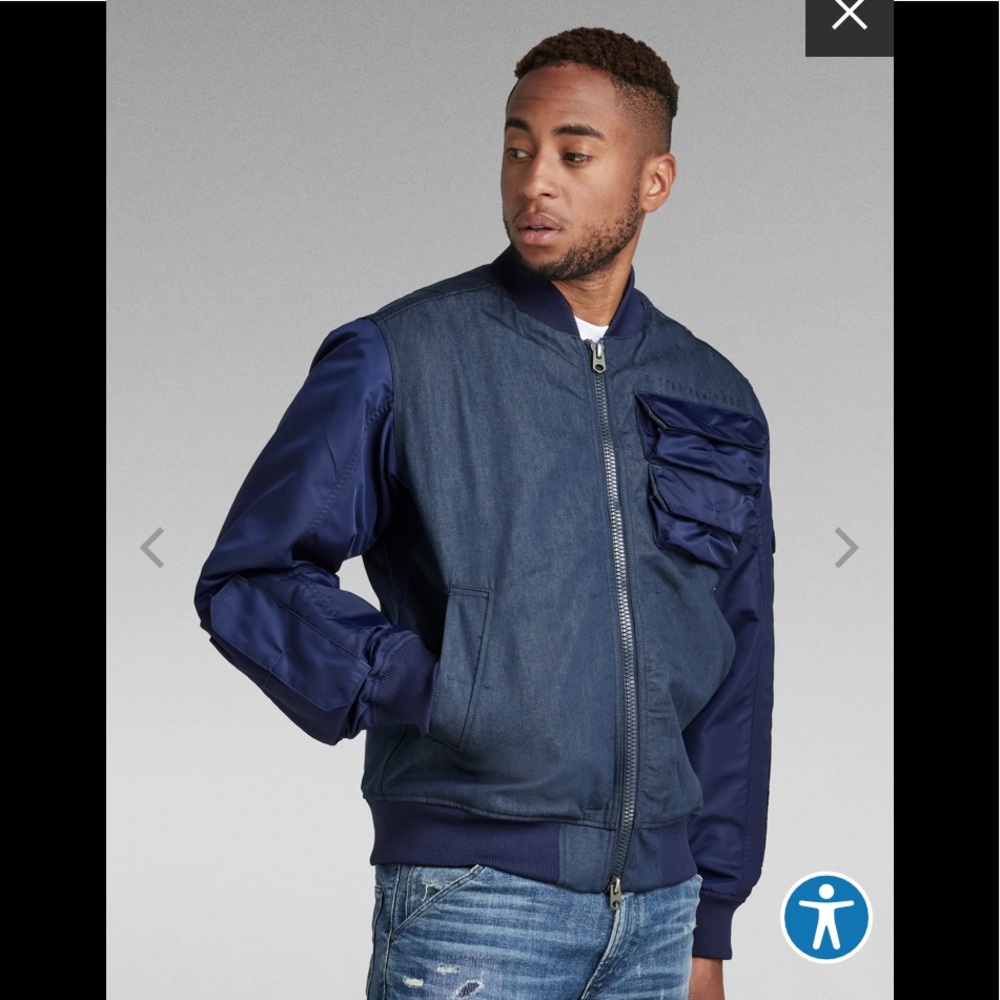 Men’s G-Star Raw Chest Pocket PM Bomber - Picture 3 of 6